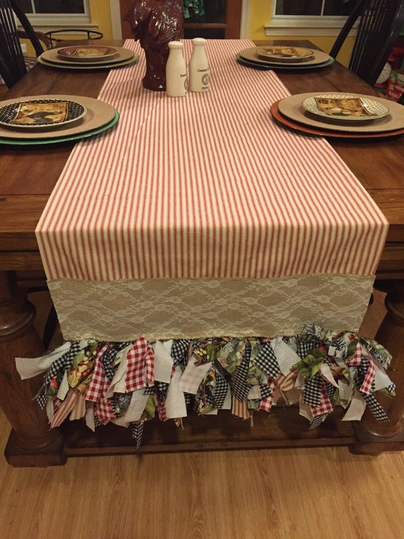 Handmade Farmhouse Table Runner sale by SouthernChicKiddos on Etsy