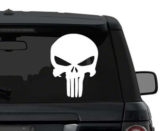 The Punisher Skull Vinyl Decal Sticker Car Truck Van Or