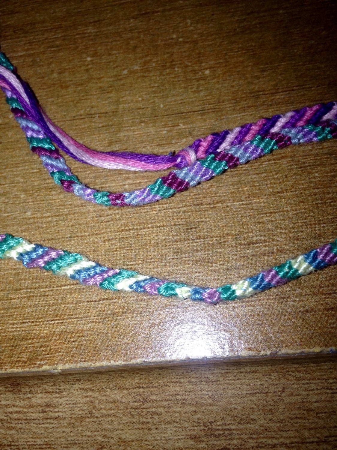 Three basic friendship bracelets by Craftsbybbybay on Etsy