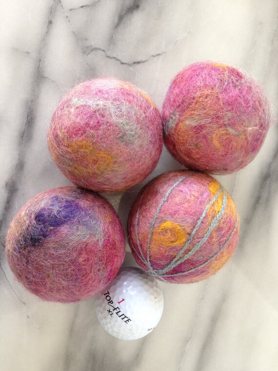 Items similar to Rainbow Dryer Balls Set on Etsy