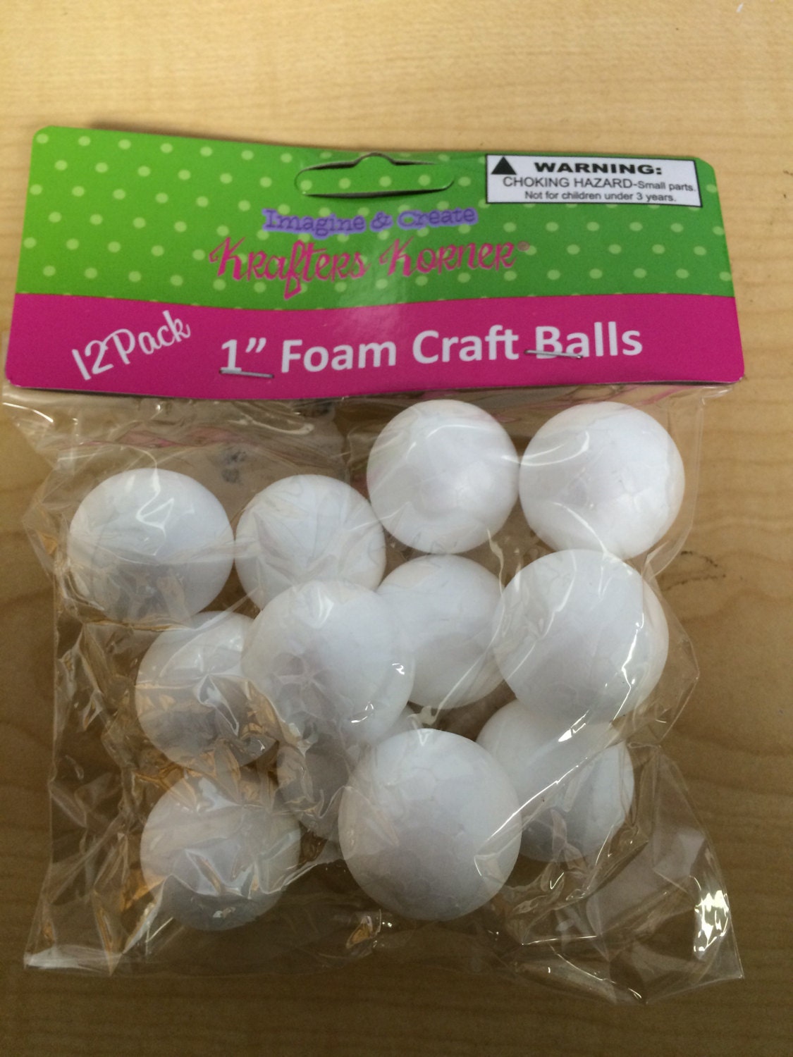 Foam Craft Balls 1 12 Pack