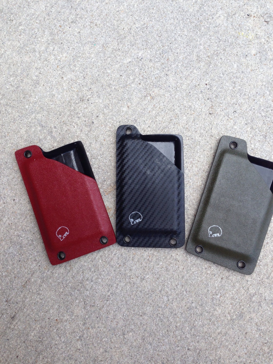 Kydex wallet Tactical Card Holder carbon fiber by CWSholsters