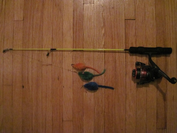 make fishing pole cat toy