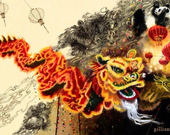 Chinese New Year 9.5x17 Print