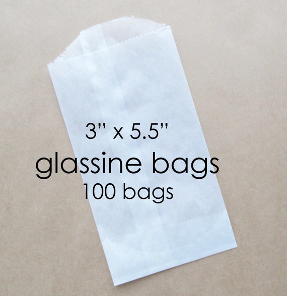 Glassine Bags 3" x 5.5"