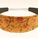 Women's Headband, Reversible Fabric Headband, Fall Headband, Floral Headband, SAFFRON