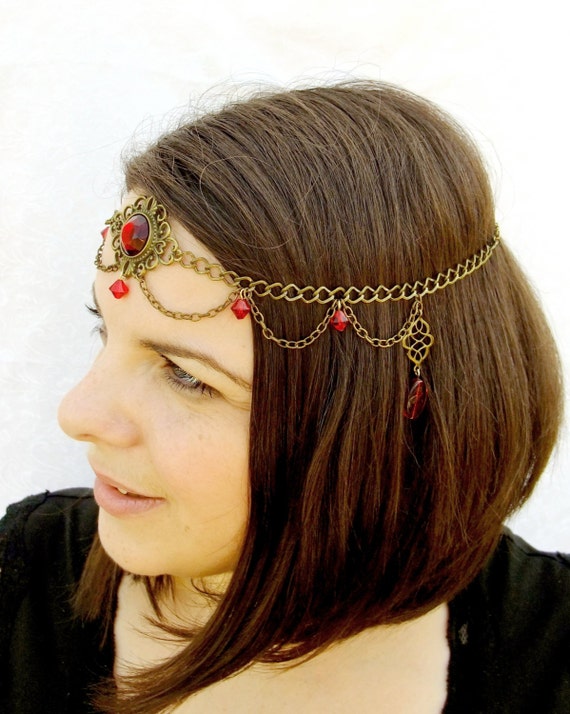 Items similar to Renaissance Princess Circlet Headpiece,Bridal Hair