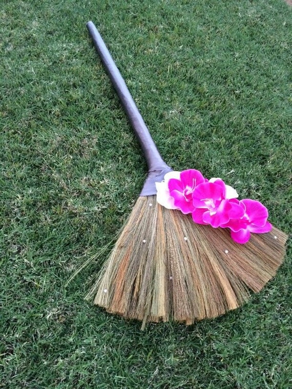 SALE Wedding Broom Jumping Broom Custom by BroomsBasketsNBrides