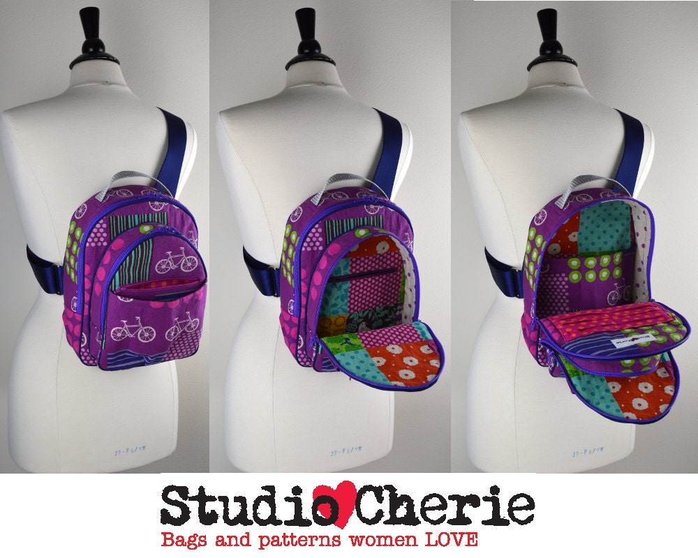 How to Make Sling Style Back Packs Instant Download sewing