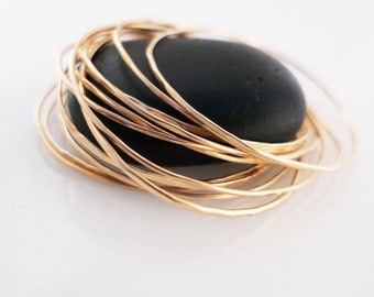 14kt Gold Filled Stacking Bangles