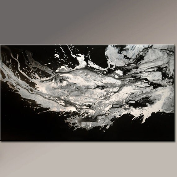 Huge ABSTRACT Canvas Art Painting 8ft x 4ft Original Modern