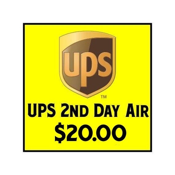 Expedited UPS Delivery Service 2nd Day Air by PrecisionEngraving