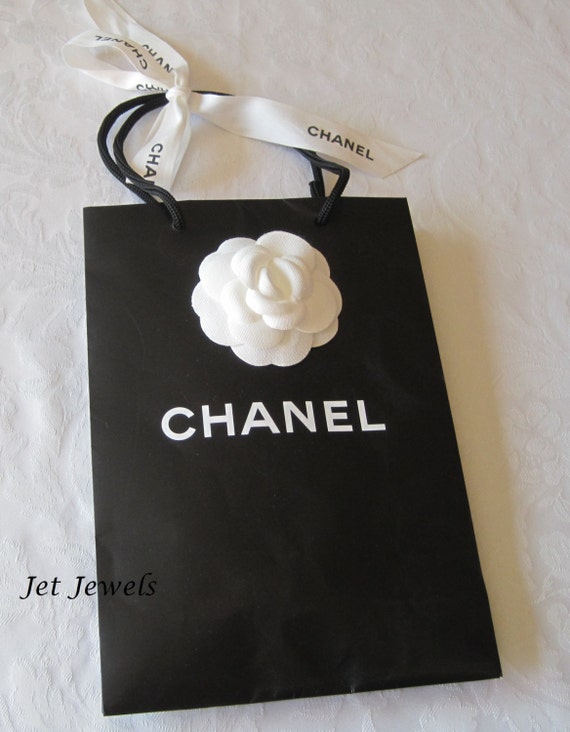 Chanel Gift Bag Chanel Paper Bag Black Chanel Bag Coco