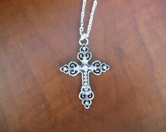 Items similar to Cross Necklace on Etsy