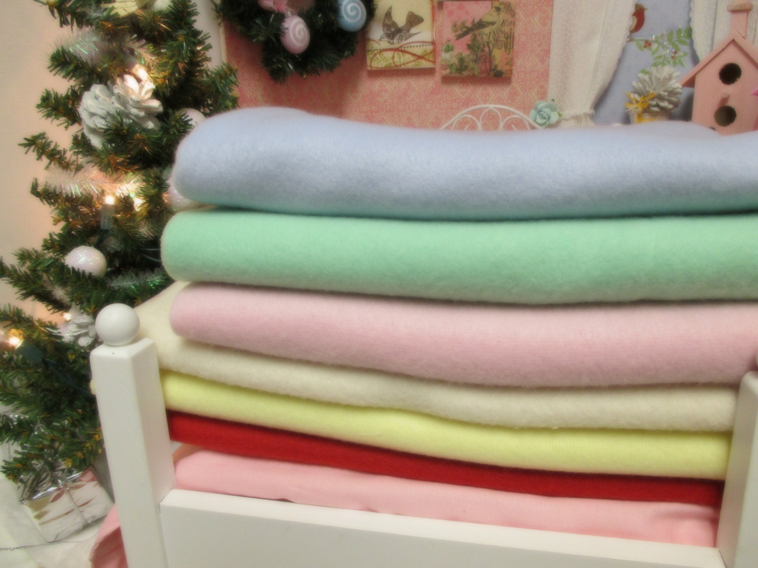 American Girl Doll BlanketsFleece blanket by RibbonwoodCottage