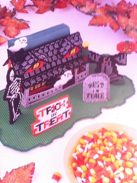 Items similar to DIY Halloween Decor napkin holder Annie's Attic