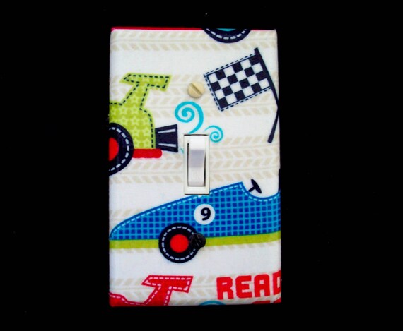 race car light switch cover