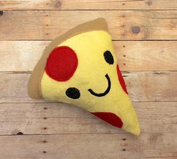 plush pizza slice