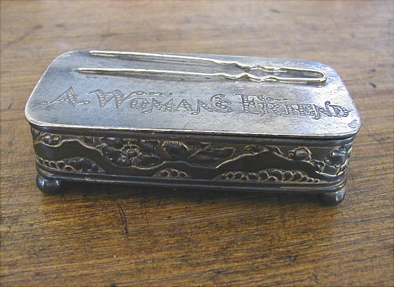 Box Haair Plates | victorian pairpoint silverplate hair pin box Box Haair Plates | victorian pairpoint silverplate hair pin box