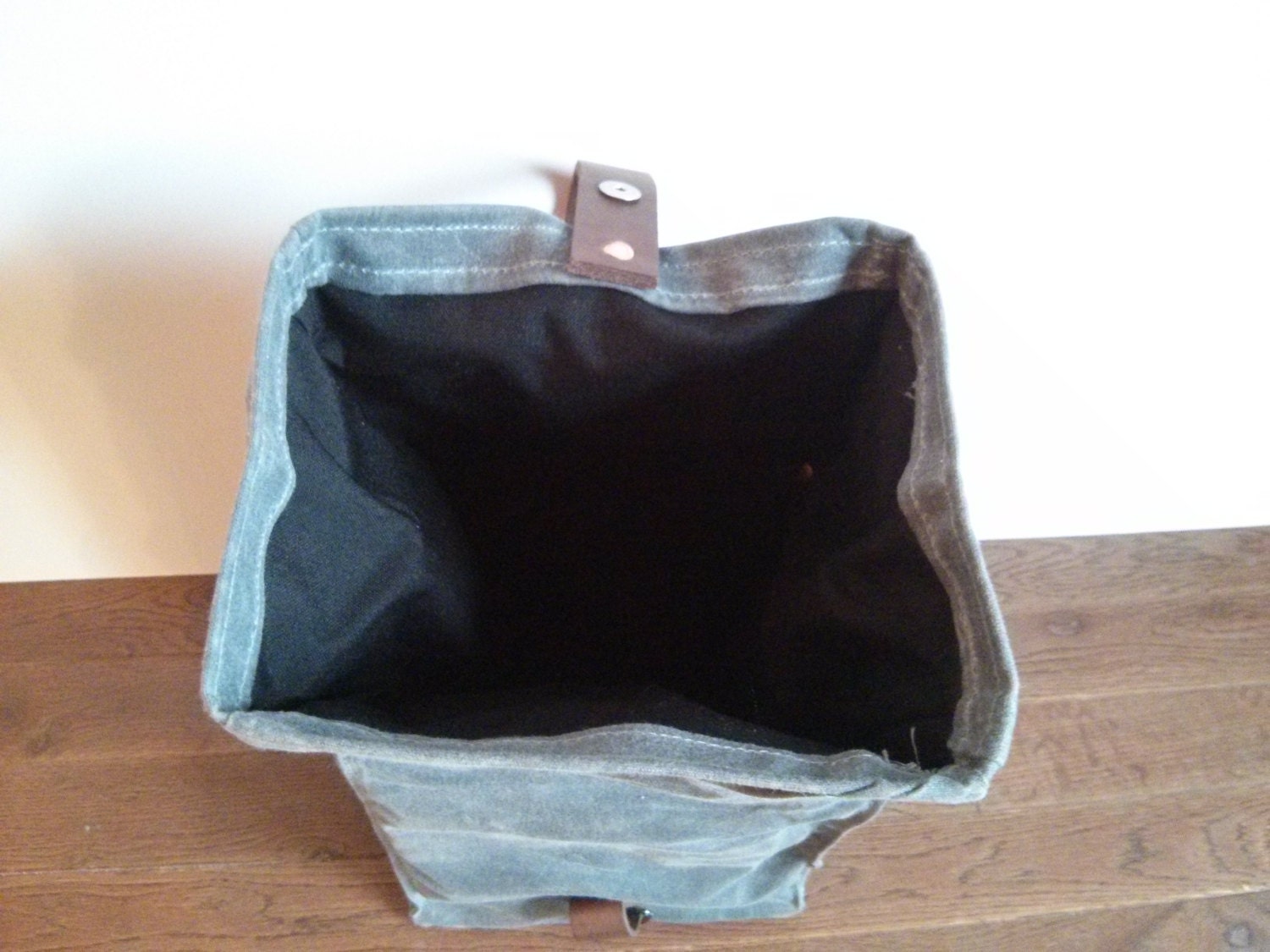 Field Tan Waxed Canvas Cordura and Leather by YukonHarborTradingCo