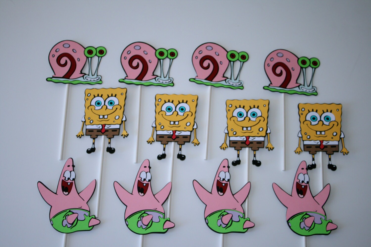 Spongebob Cupcake Toppers Free Printable