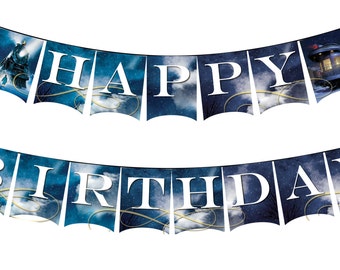 Polar Express Birthday Banner -- Printable Party Decor, Polar Express Party