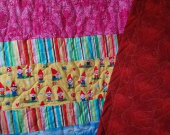 Gnome Baby and Toddler Quilt