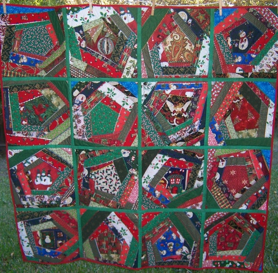 On Sale---Christmas Crazy Quilt was 200.00 now 175.00