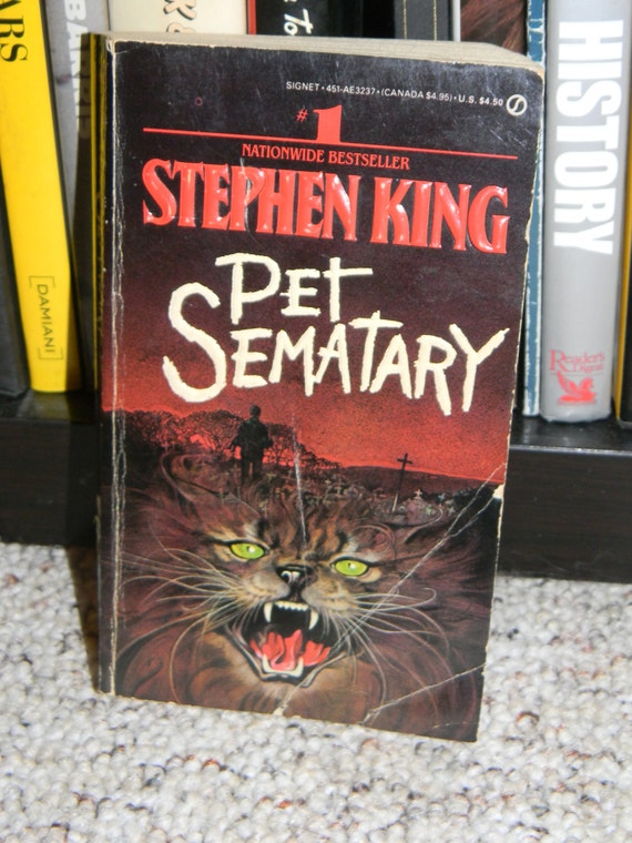 Vintage Early 1983 Edition Of Stephen King's Pet