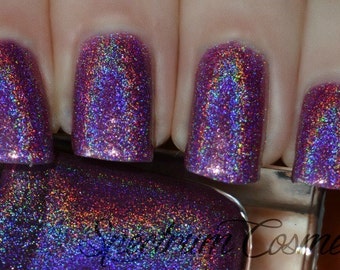 FAIRY TALE Linear Holographic Pink Violet Purple Nail Polish