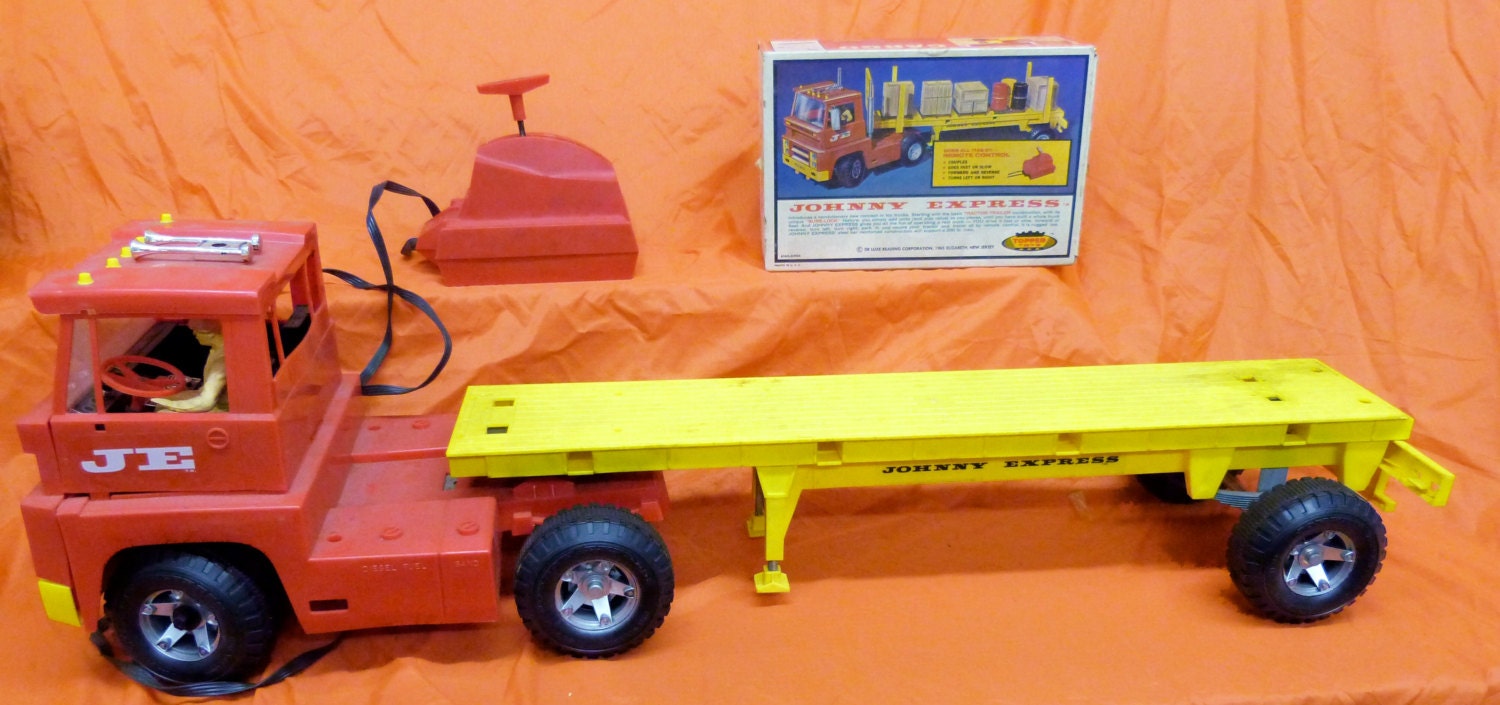 Vintage RARE Topper Toys Johnny Express Remote Controlled Big
