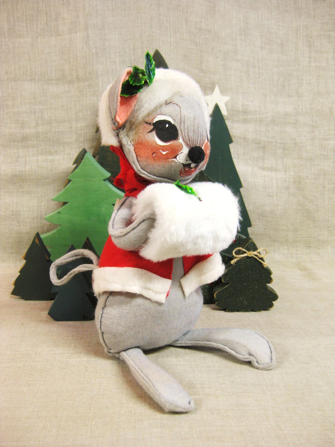 vintage annalee christmas mouse