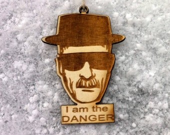 HEISENBERG Ornament Breaking Bad HEISENBERG Christmas Tree Ornament Gifts Under 15 Walter White Drug Dealer Engraved Ornament Engraved