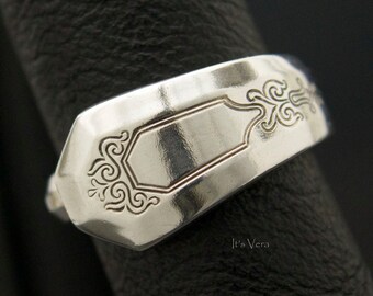 Spoon jewelry, trendy ring, cutlery rings, silver spoon ring, teaspoon ring, upcycled spoon, promise ring, accessory, Boho ring, spoons