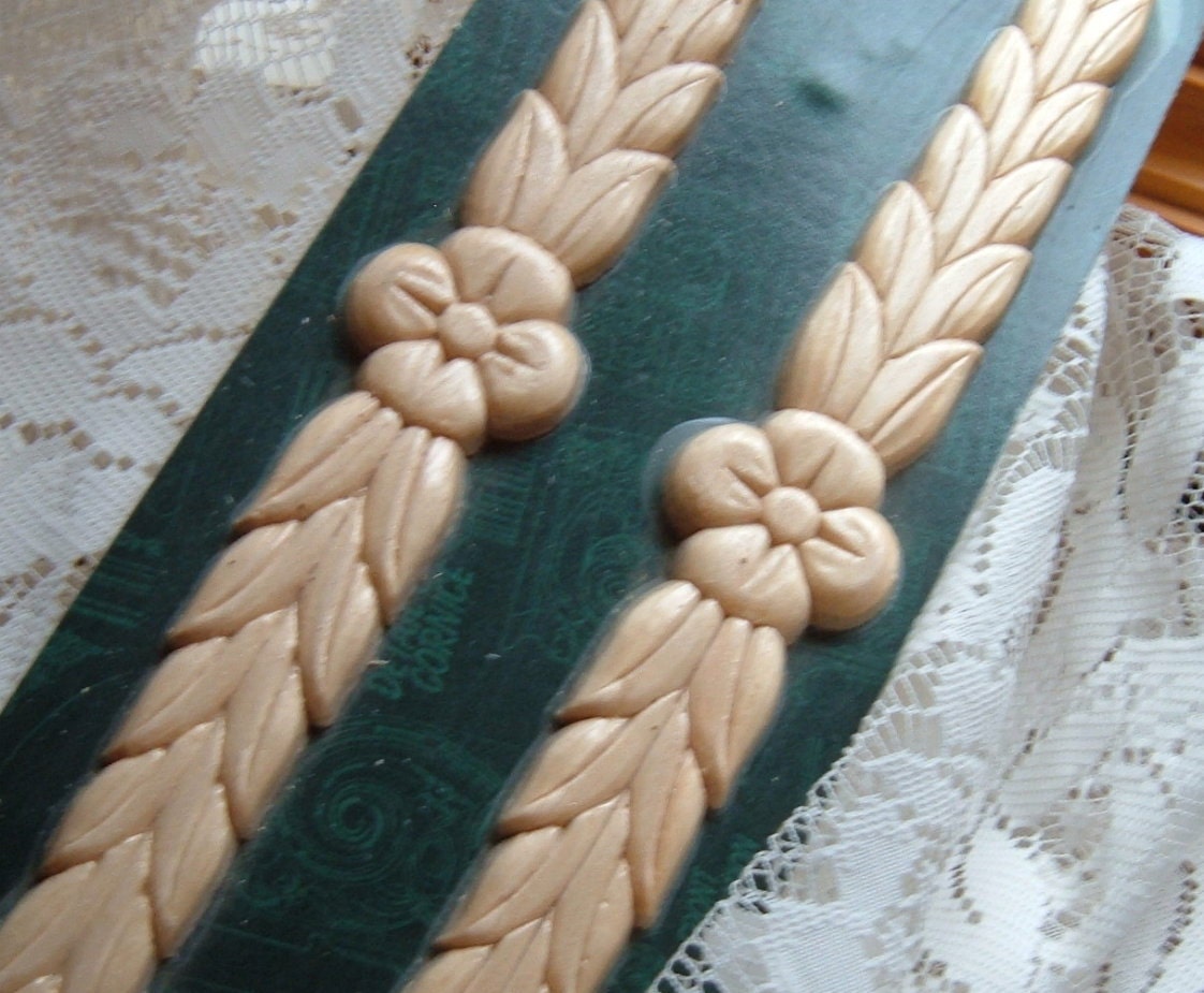 Two Wood Moulding Pieces Decorative Supply for by artbrawl on Etsy