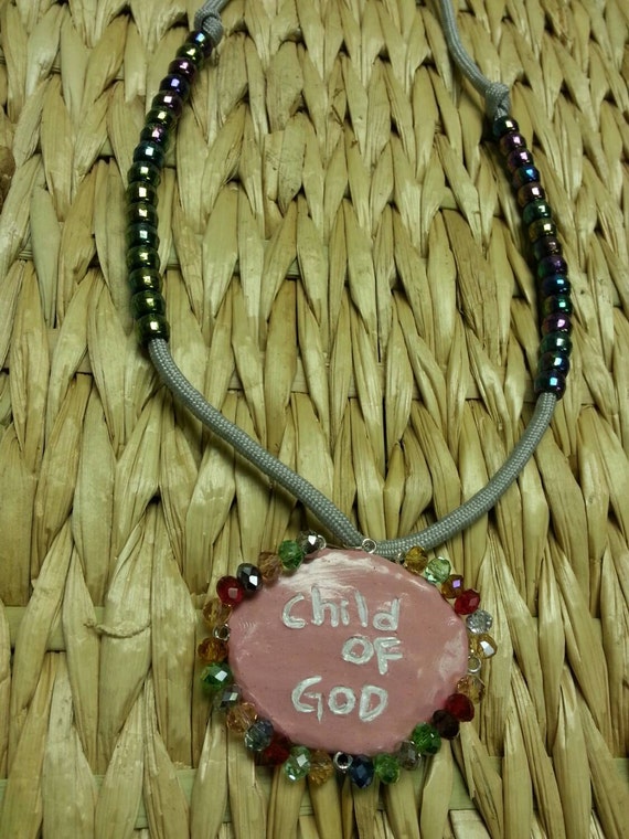 Child of God necklace by JulissaDesignsLLC on Etsy