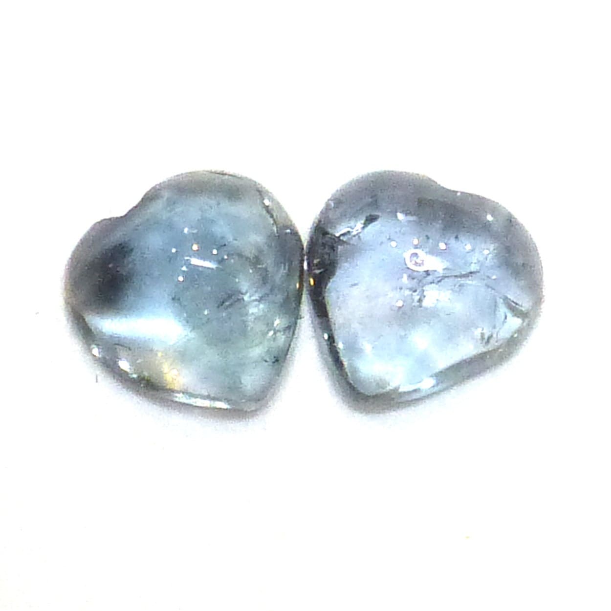 Indicolite Blue Gray Tourmaline Cabochons