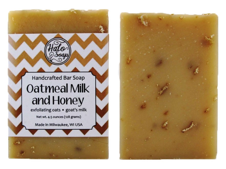 Oatmeal Milk and Honey Bar Soap Goat Milk Soap