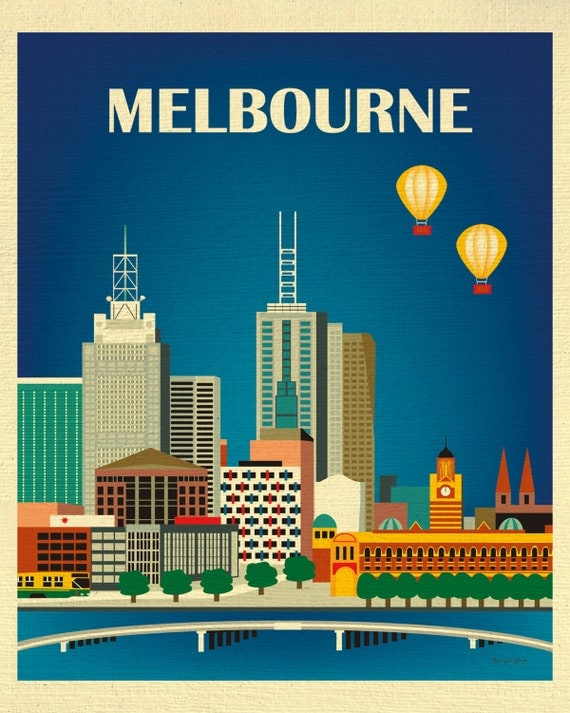 melbourne-skyline-art-print-australia-travel-poster-by-loosepetals