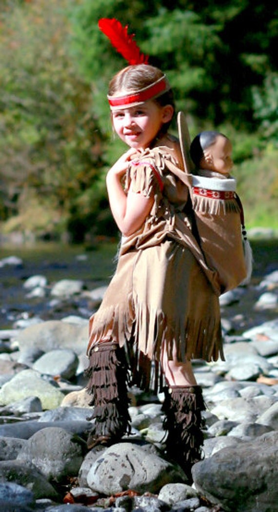 Native American Girl Indian Pretend Dress Up Fun By Mainstreetx