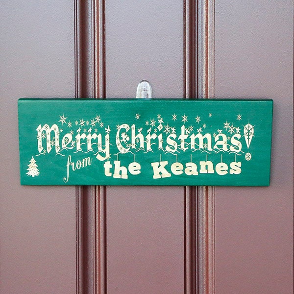 christmas decor0personalized christmas door sign merry christmas decor0personalized christmas door sign merry