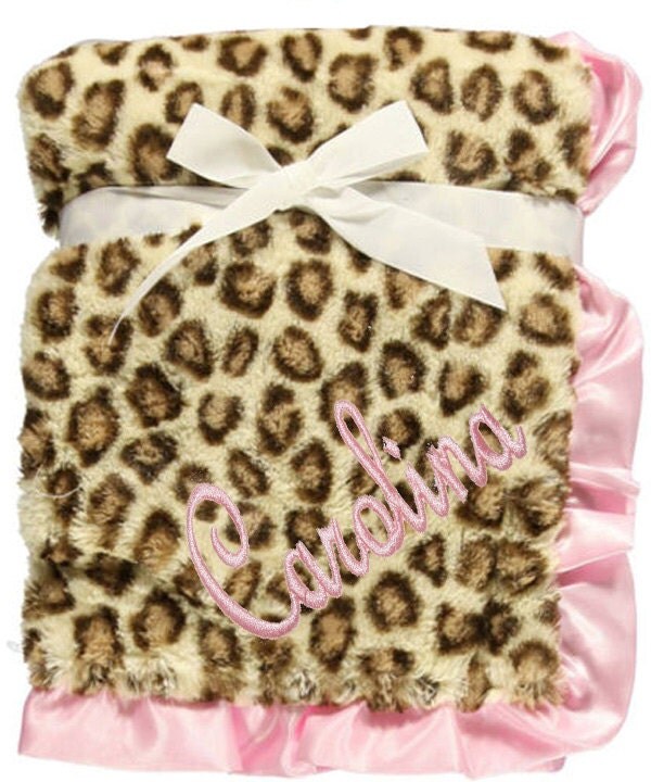 plush cheetah blanket