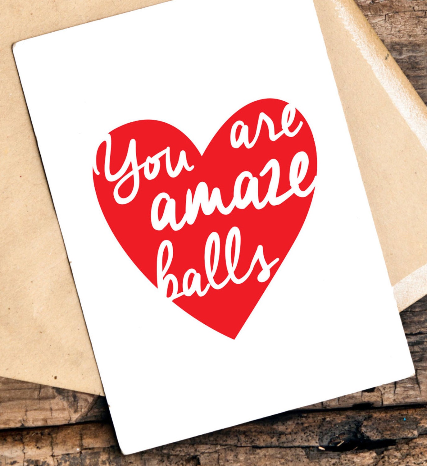 PRINTABLE 5x7inch you are amazeballs card by TheLittlePiper