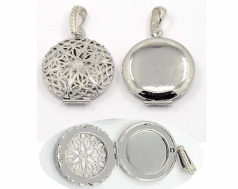 4doz essential oil diffuser lockets wholesale lockets for perfume pendants aromatherapy locket Scent Locket bulk craft lockets 27mm 750x