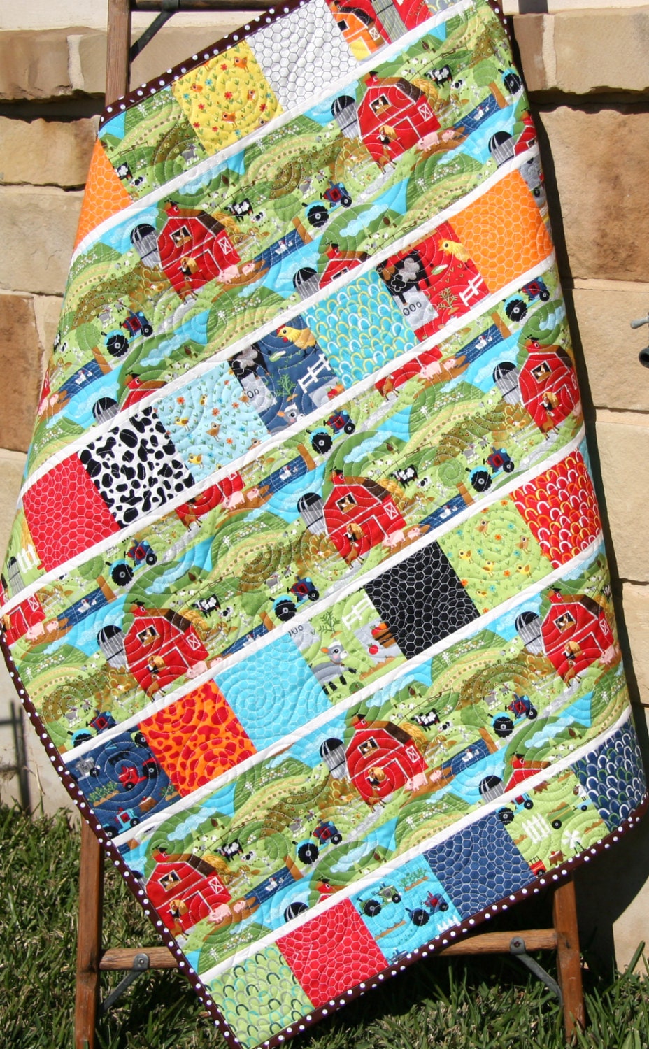 Farm Blanket Crochet pattern by Teri Heathcote | Knitting ...