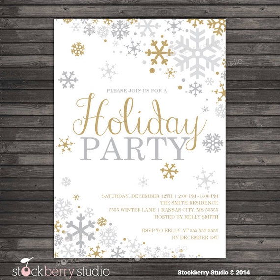Gold And Silver Invitations 10