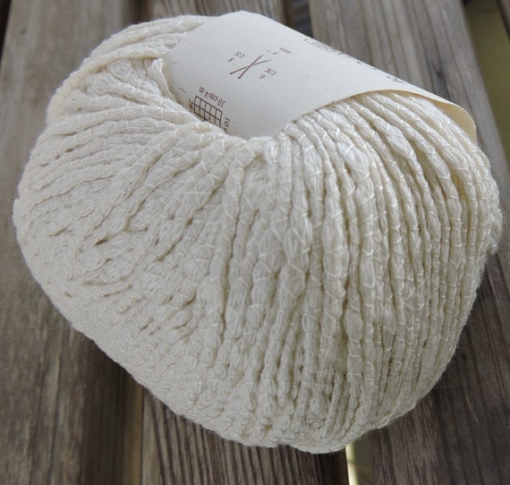 WORSTED or ARAN Weight Yarn Cotton with Silk Wrap Color