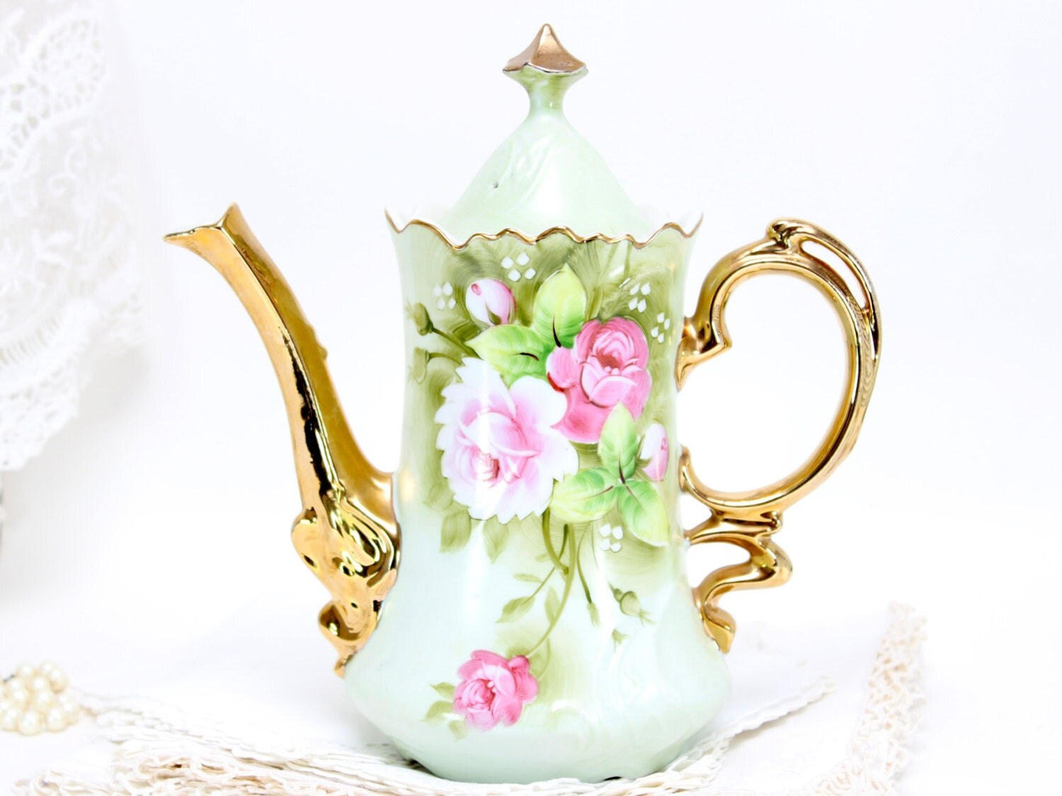 Lefton Heritage Teapot Tea Pot Made in Japan 11568