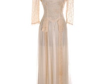 Popular items for 1940s wedding gown on Etsy