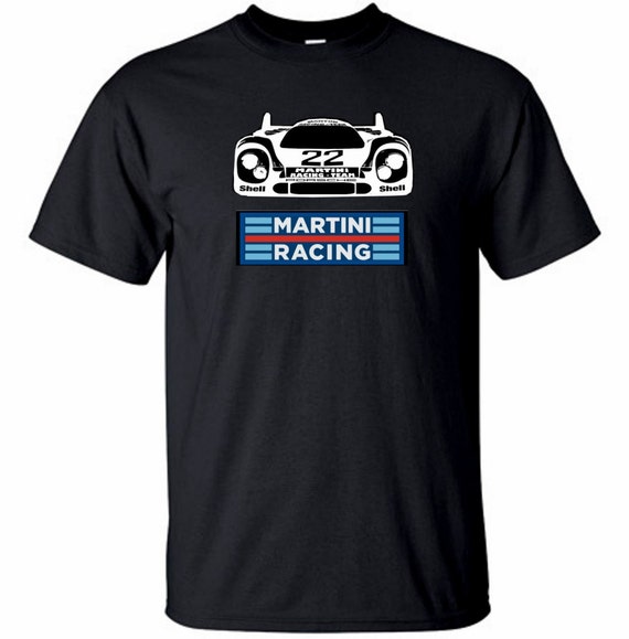 Porsche Racing Tee Shirt in Black MLXL Short Sleeve Martini